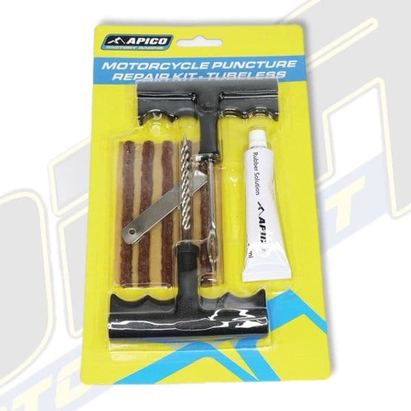Apico Motorcycle Trials Tubeless Tyre Repair Kit