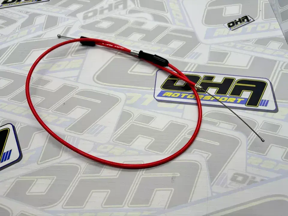 Apico Replacement Throttle Cable for Gas Gas TXT Pro / Racing / Raga / Factory / GP 2002-2025 - RED