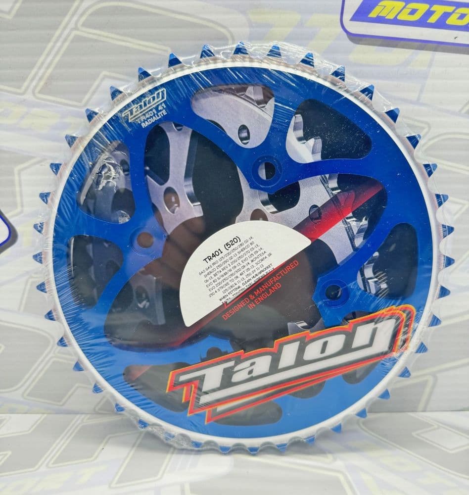 Apico / Talon Trials Rear Sprocket - BLUE