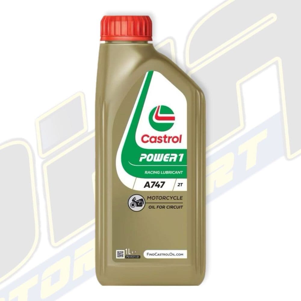 12x Castrol Power1 A747 2-Stroke Engine Oil – 1 Liter Bottles – Mineral Oil