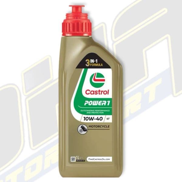 Castrol Power 1 Semi Synthetic Motorcycle Engine Oil - 10W40