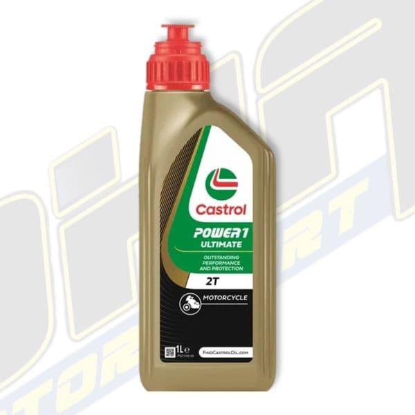 Castrol Power 1 Ultimate 2T 2 Stroke Fully Synthetic Motorcycle Engine Oil - 1L