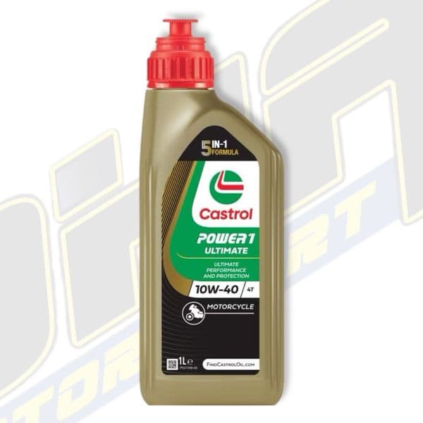 Castrol Power 1 Ultimate Fully Synthetic Motorcycle Engine Oil - 10W40
