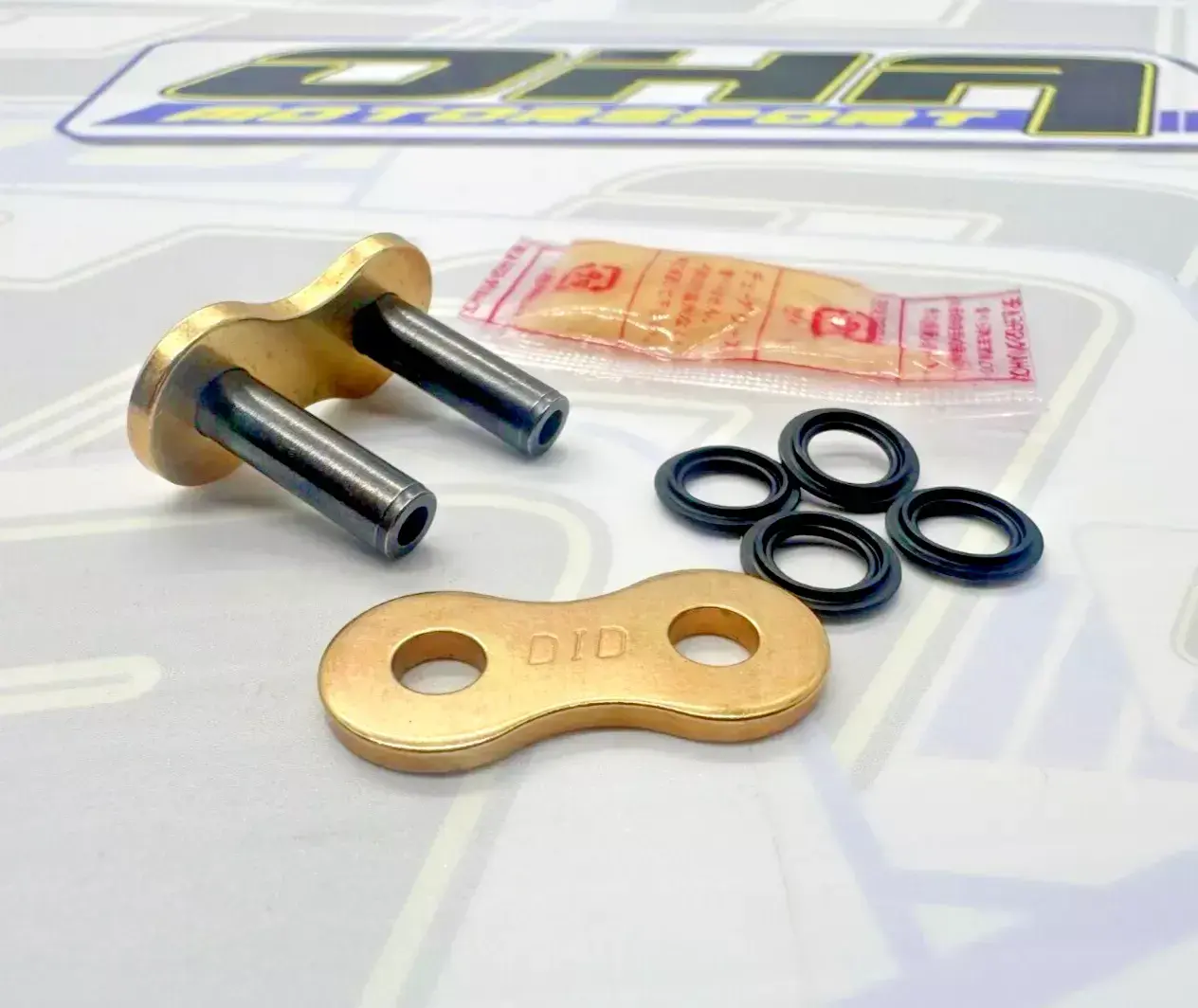 DID ZVM-X2 530 Rivet Type Chain Joining Link - Gold