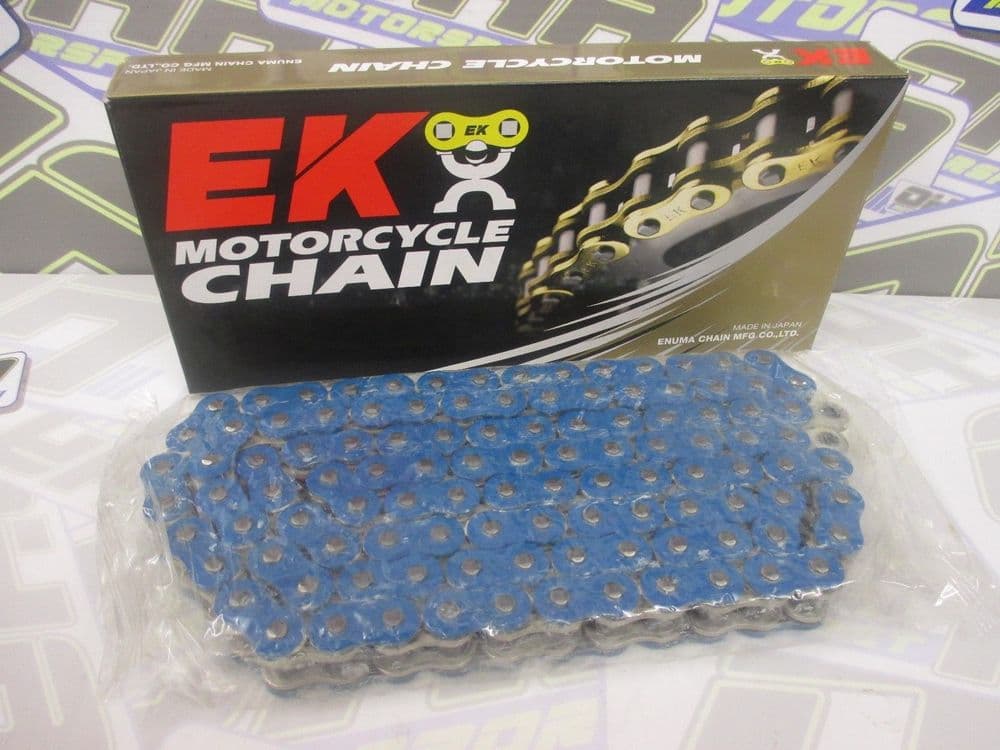 EK 520 SRX2 X-Ring Drive Chain - 520 PITCH - Blue