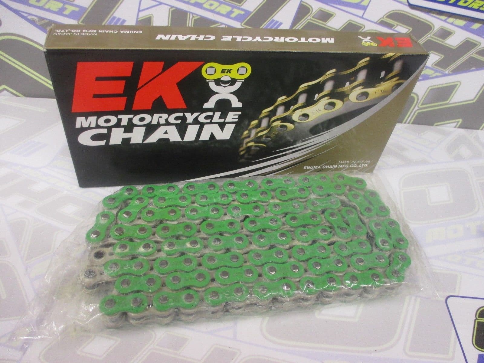 EK 525 SRX2 X-Ring Drive Chain - 525 PITCH - Green