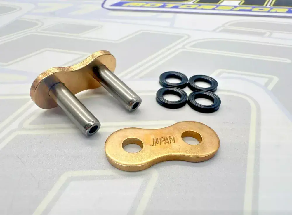 EK 530 MVXZ / MVXZ2 Rivet Type Chain Joining Link - Gold
