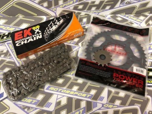 EK Heavy Duty Chain & Sprocket Kit - Yamaha YZF-R125