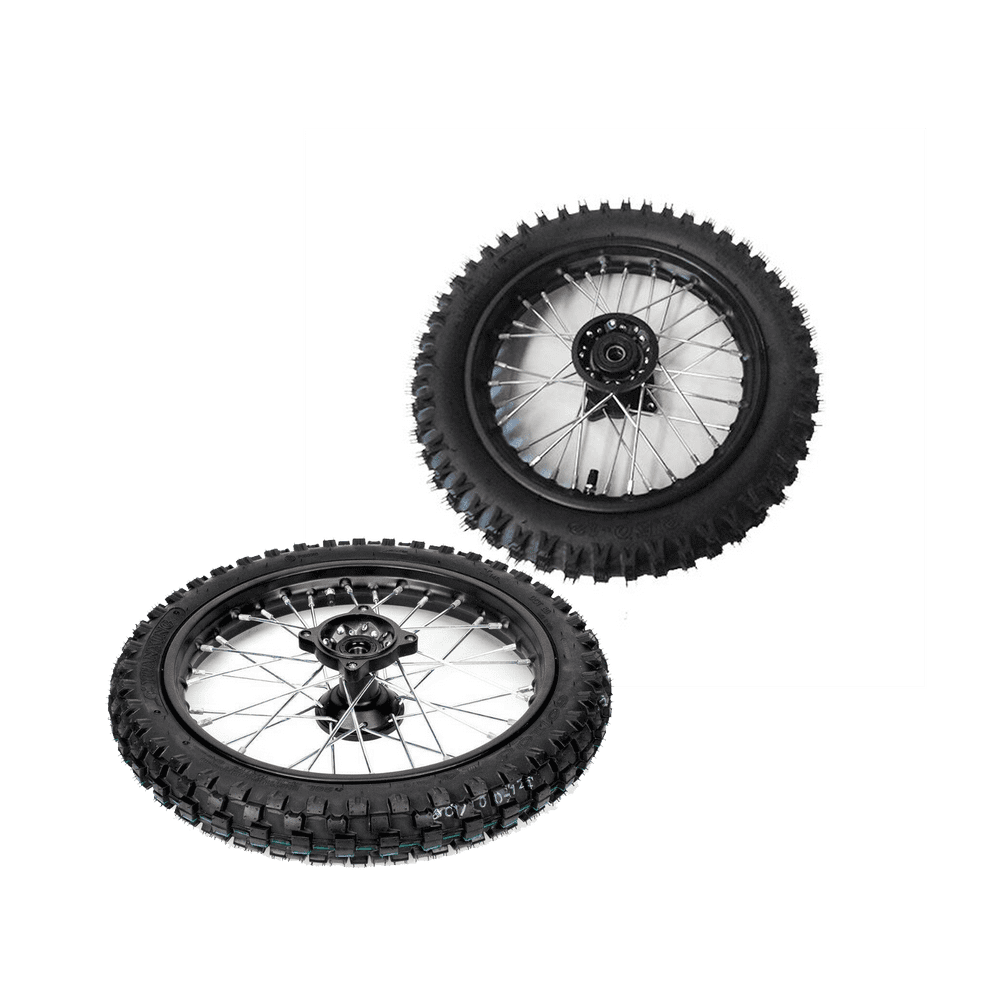 Front & Rear STOMP Wheels & Tyre Set - 14" / 12"