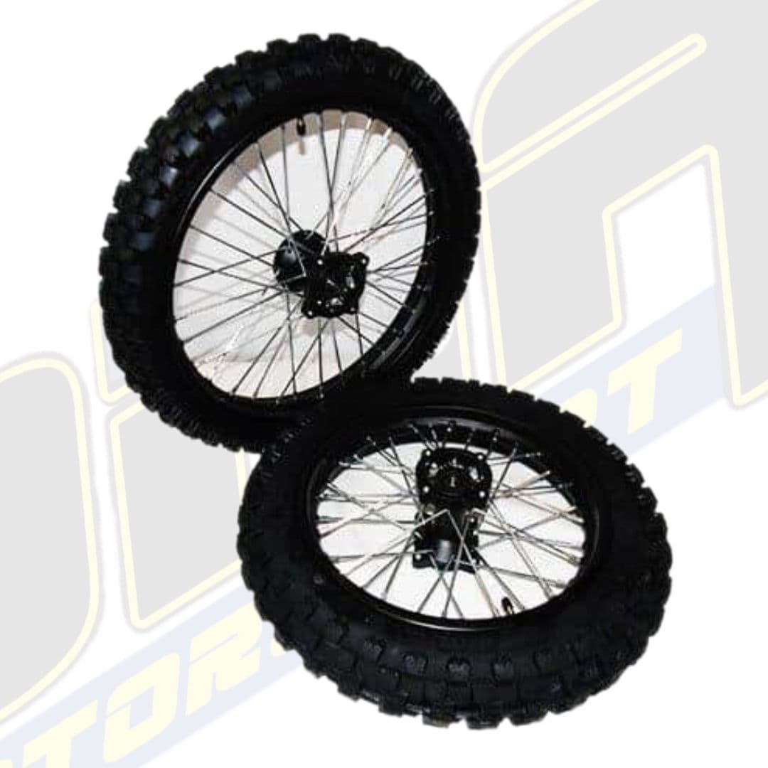 Front Rear Wheels Tyre Set 17