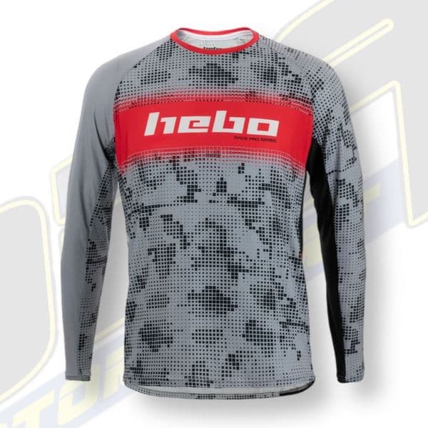 HEBO Race Pro V Trials Shirt - Grey
