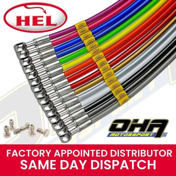 HEL Performance Stainless Braided Brake Line Hose - KTM 300 SX 2023-2024