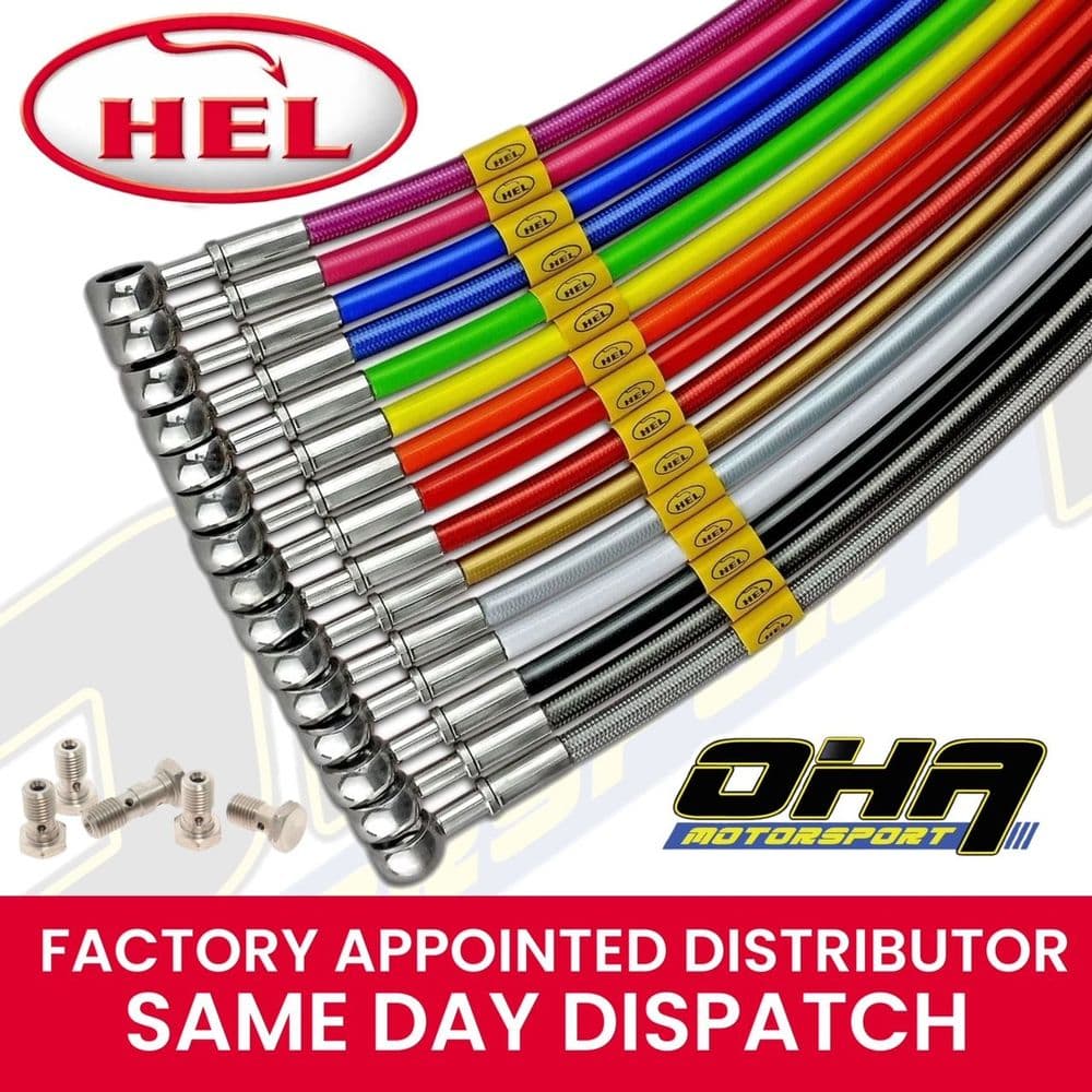 OHA Stainless Braided Brake Line Kit – Front & Rear For BMW R1100RT ABS (1996-2002)