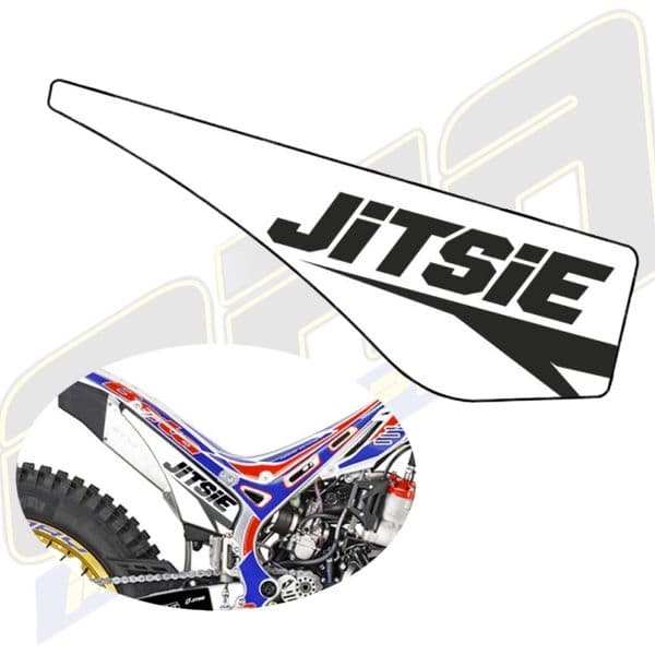 Jitsie Airbox Decal / Sticker - Beta Evo 2009-2024 - White