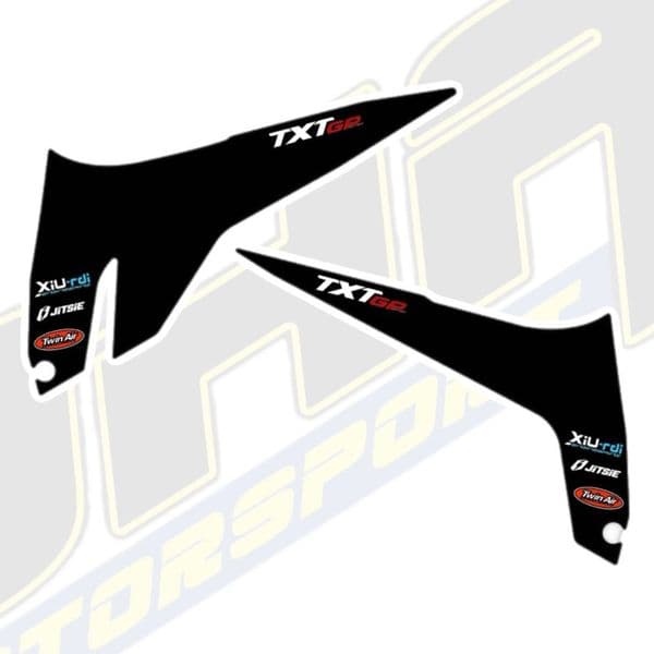 Jitsie Airbox Decal / Sticker - GasGas TXT GP 2023 2024 - BLACK