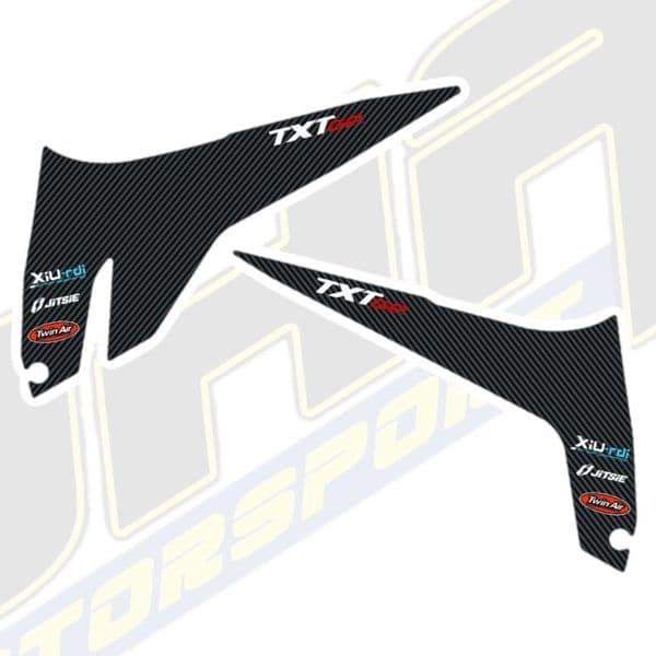 Jitsie Airbox Decal / Sticker - GasGas TXT GP 2023 2024 - Carbon