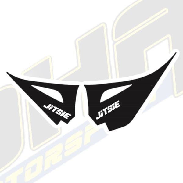 Jitsie Airbox Decal / Sticker - Sherco ST-R Trials 2023 - Black
