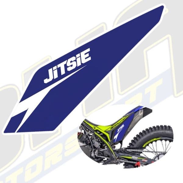 Jitsie Airbox Decal / Sticker - Sherco ST Trials 2016-2022 - BLUE