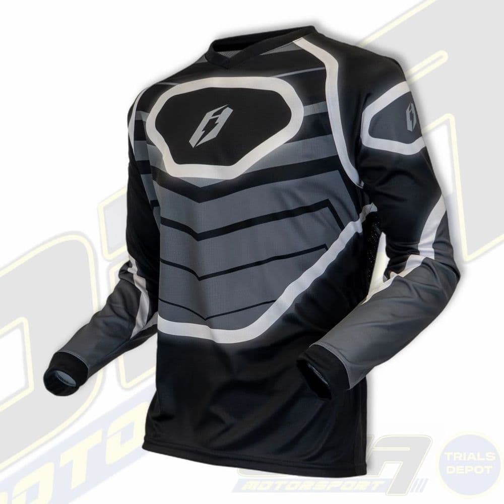 Jitsie L3 PETRL Trials Jersey / Shirt - Black