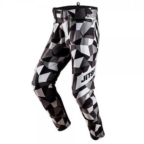 Jitsie L3 Polygon Trials Pants / Bottoms - White / Silver