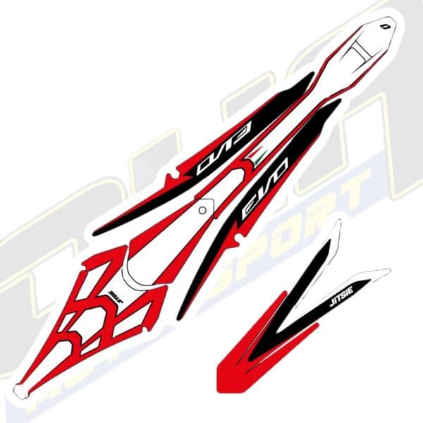 Jitsie Replica Front & Rear Mudguard Stickers - Beta Evo 2020