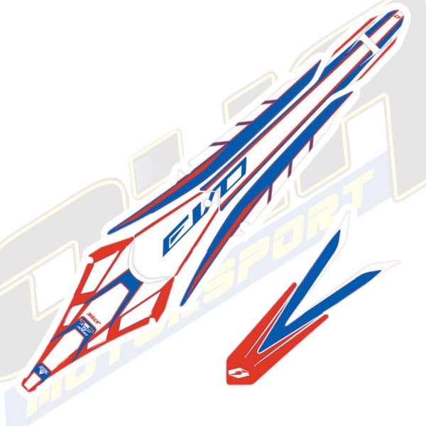Jitsie Replica Front & Rear Mudguard Stickers - Beta Evo Factory 2021