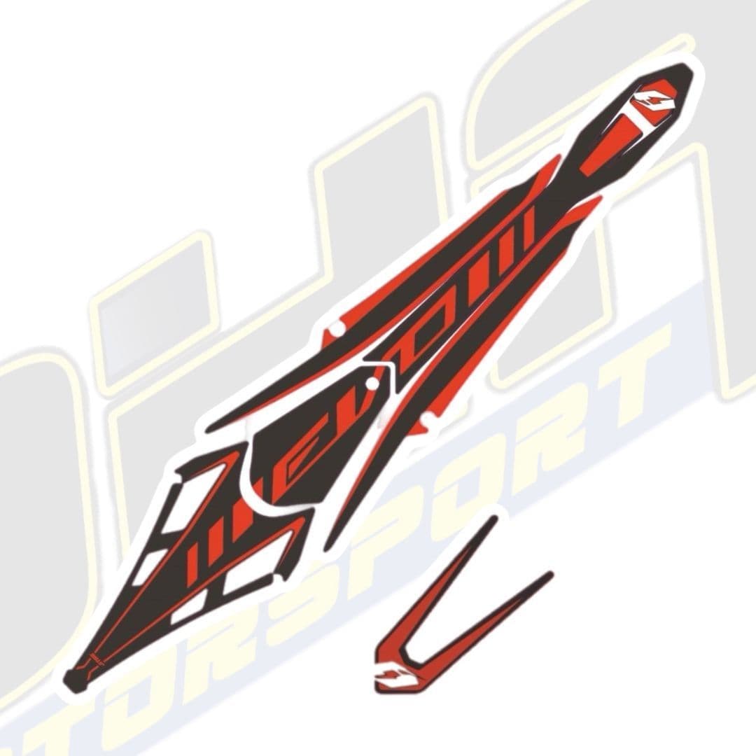 Jitsie Replica Front & Rear Mudguard Stickers for Beta Evo 2024