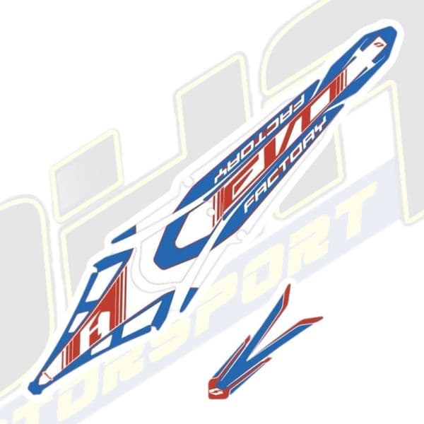 Jitsie Replica Front & Rear Mudguard Stickers for Beta Evo Factory 2023