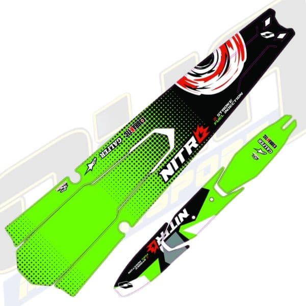 Jitsie Replica Front & Rear Mudguard Stickers - Vertigo Nitro 2022