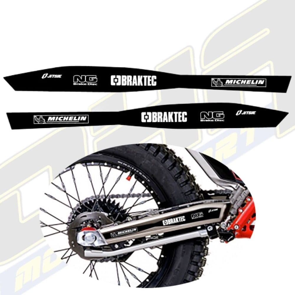Jitsie Swingarm Stickers / Decals - GasGas TXT Racing / GP 2023-2024