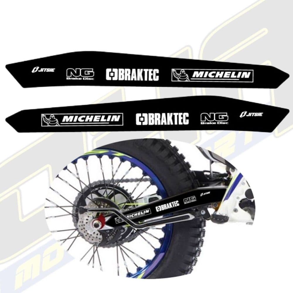 Jitsie Swingarm Stickers / Decals - Sherco ST-R 2023