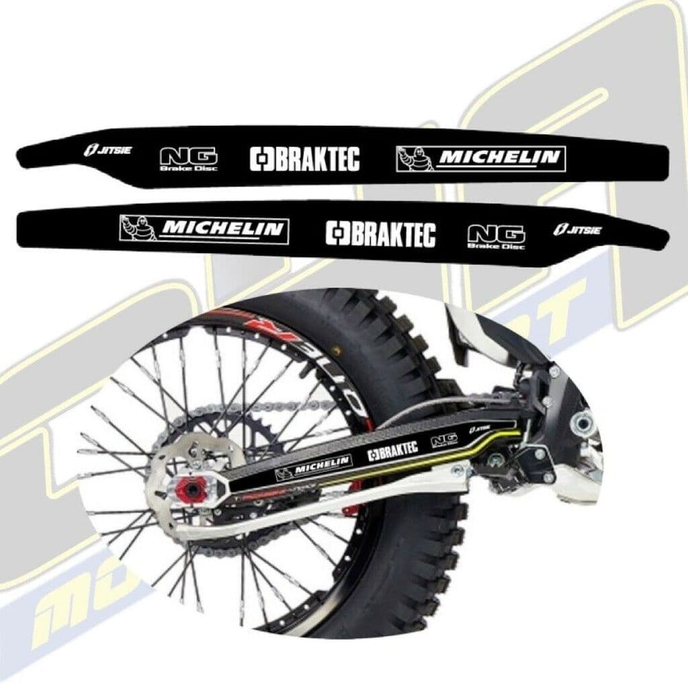 Jitsie Swingarm Stickers / Decals - TRS ONE R / RR / GOLD 2016-2024