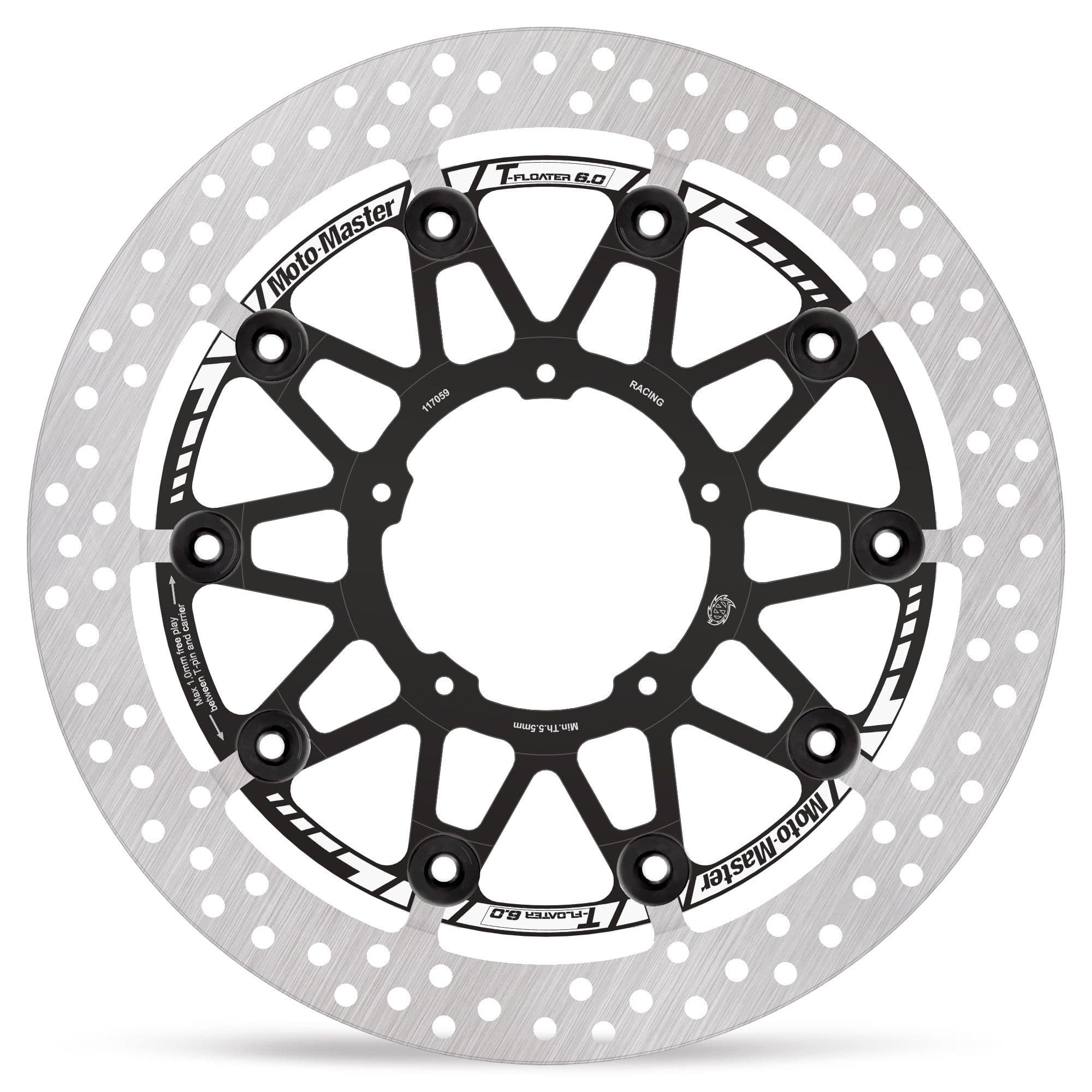Moto Master HALO T-Floater 6mm Race Front Brake Discs - Honda