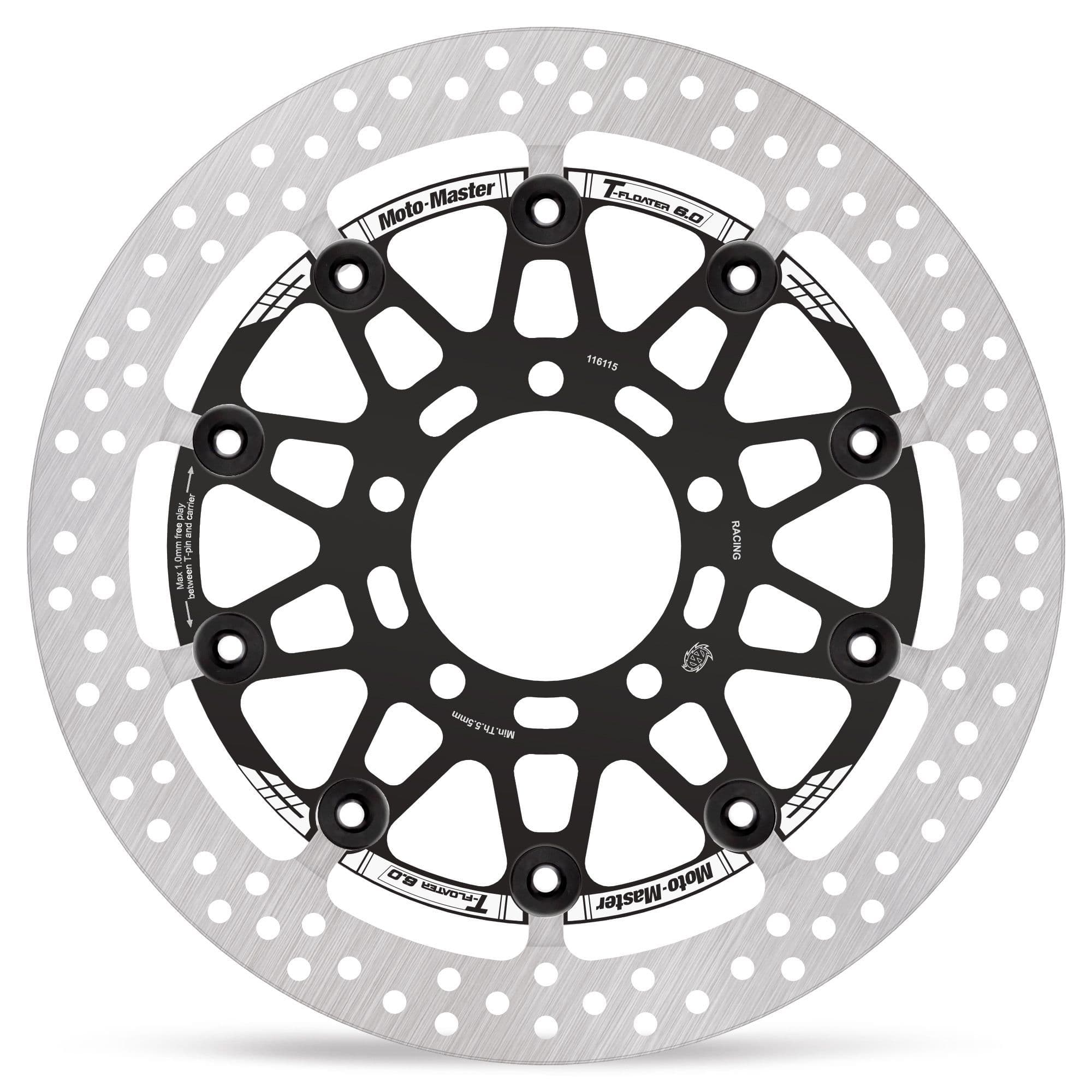 Moto Master HALO T-Floater 6mm Race Front Brake Discs - Kawasaki