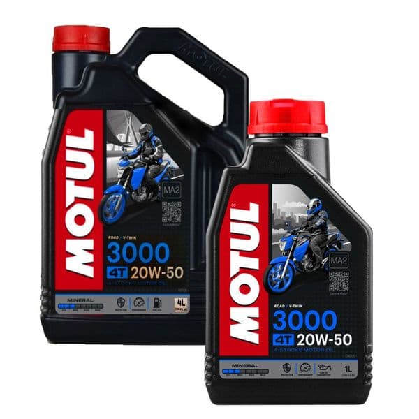 Motul 3000 Mineral Engine Oil - 20W50