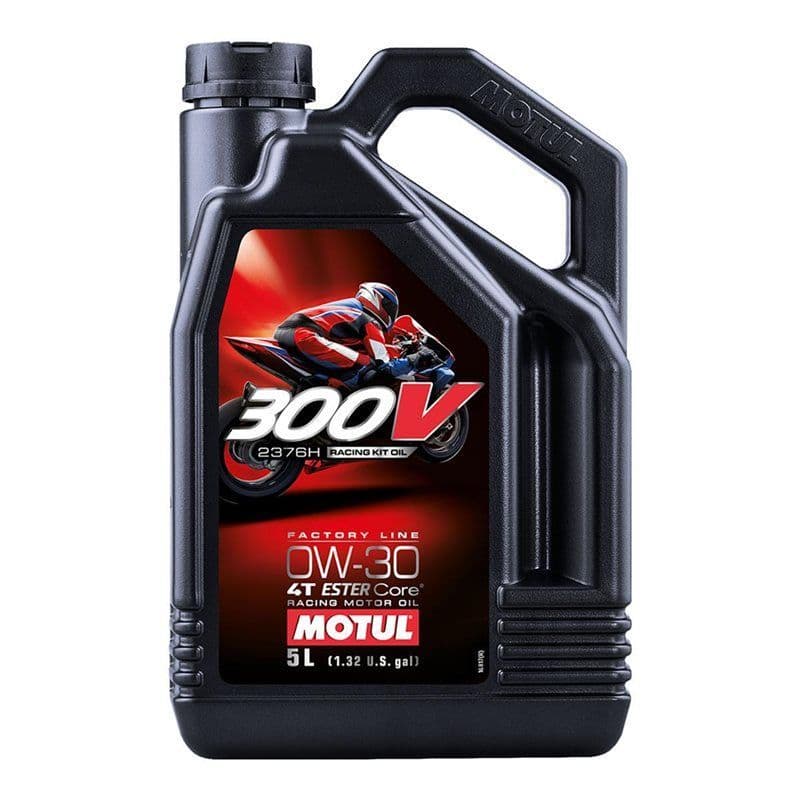 Motul 300V Factory Line 2376H HRC Kit Racing Engine Oil - 0W30