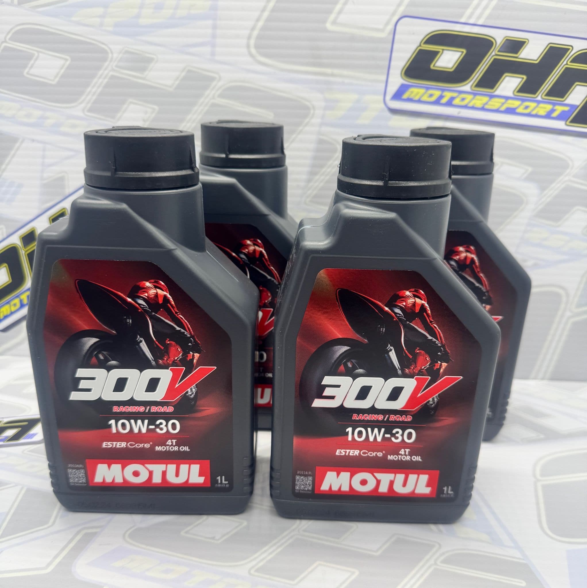 MOTUL 300V 10W-30 4Tモーターオイル 1L×4本 MOTUL（モチュール） 300V