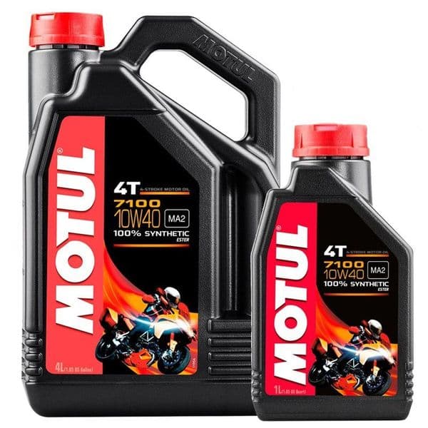 Motul 7100 Fully Synthetic Engine Oil - 10W40