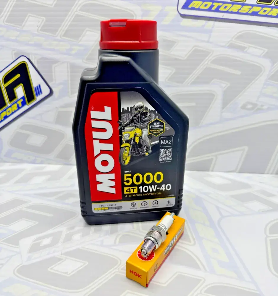 Motul Oil & Spark Plug Service Kit for Thumpstar Pit Bike