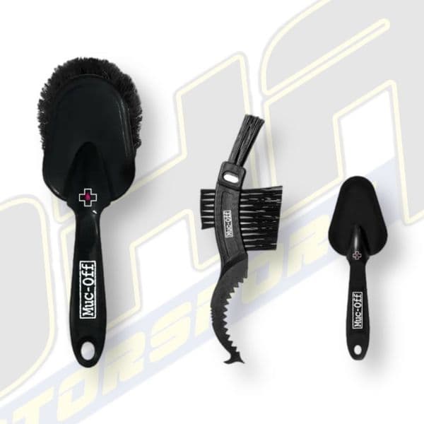 Muc-Off Premium Cleaning Brush Kit - 3 Piece