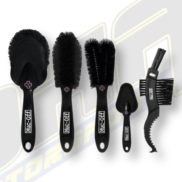 Muc-Off Premium Cleaning Brush Kit - 5 Piece