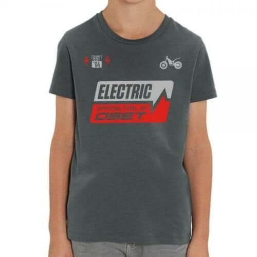 OSET ELECTRIC Kids T-Shirt - Anthracite