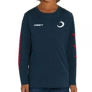OSET EVO Kids Long Sleeve T-Shirt - Navy