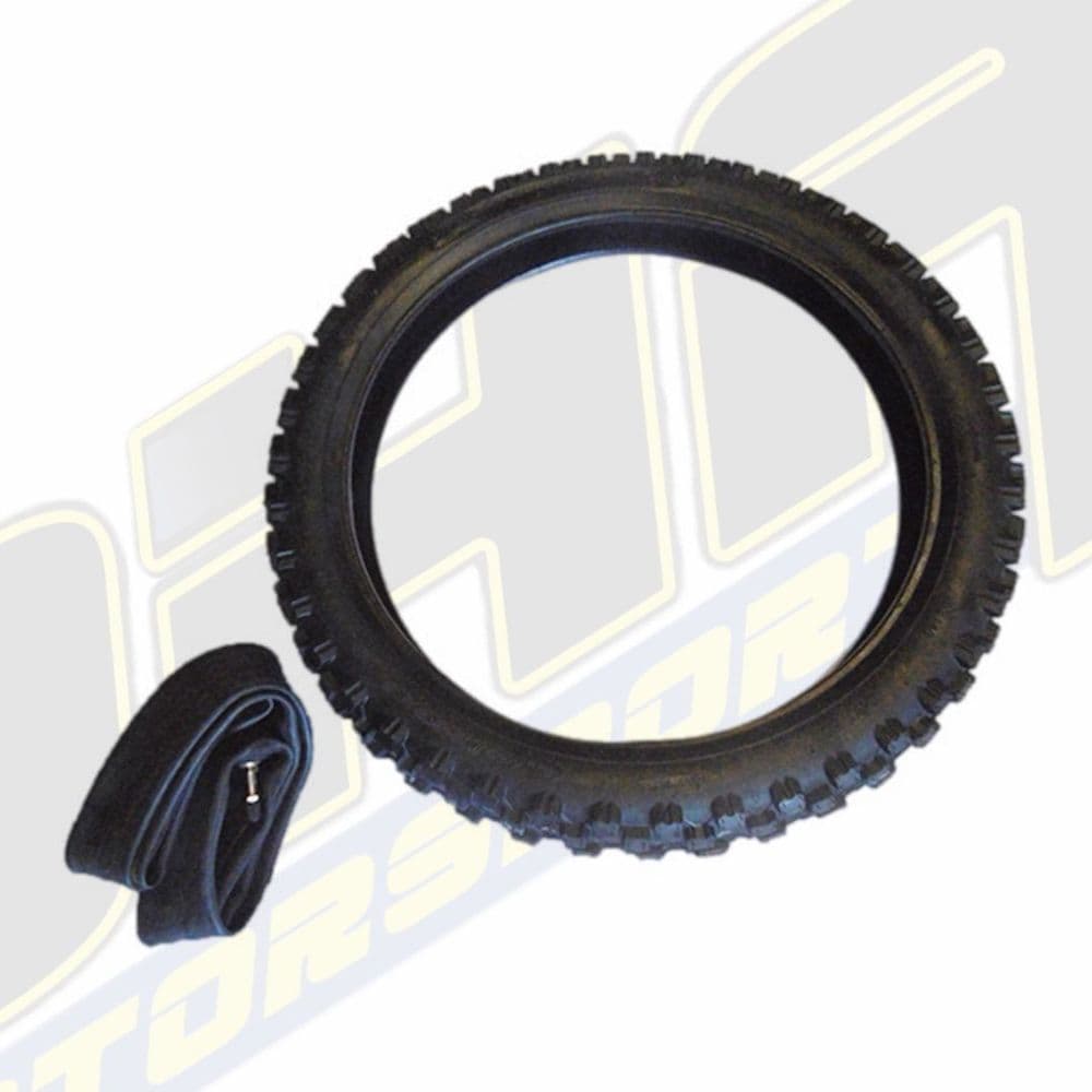 Pit Bike Tyre & Tube - Front 14"