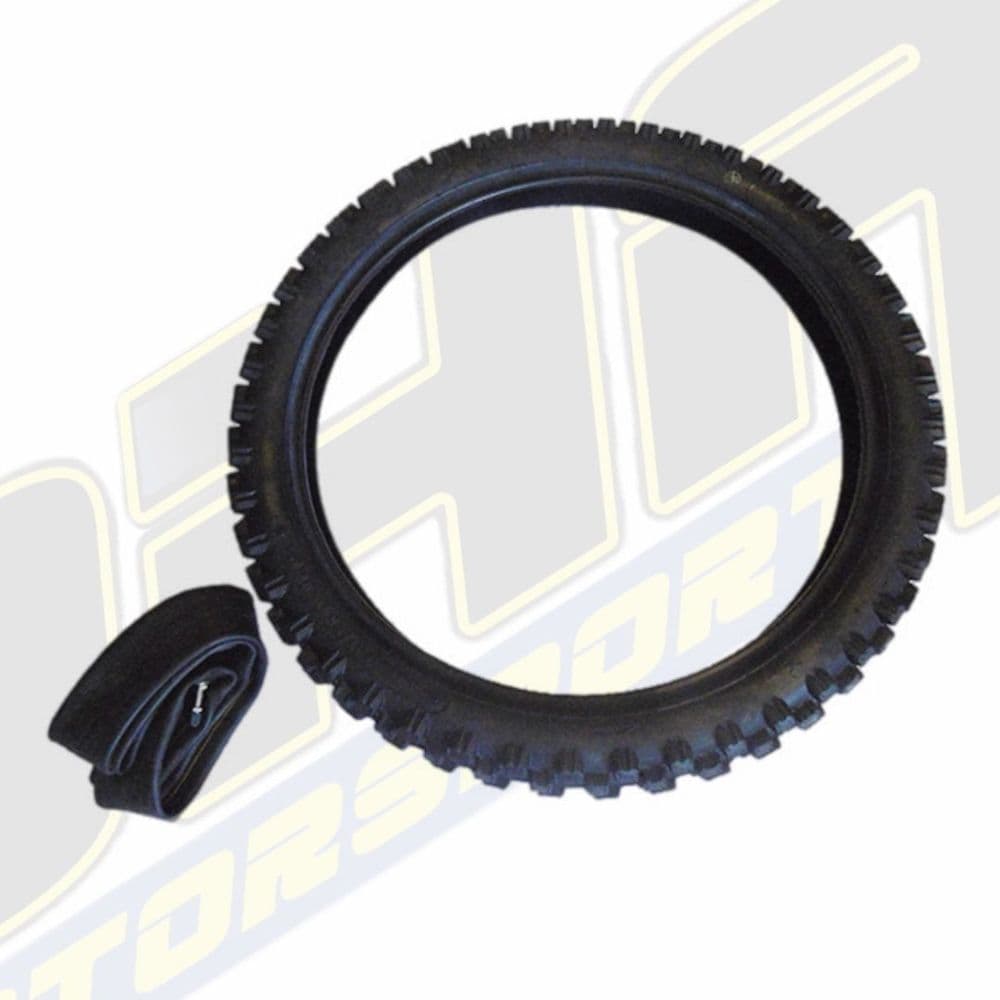 Pit Bike Tyre & Tube - Front 17"