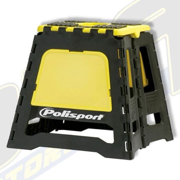 Polisport Foldable Bike Pit / Workshop Stand - Yellow