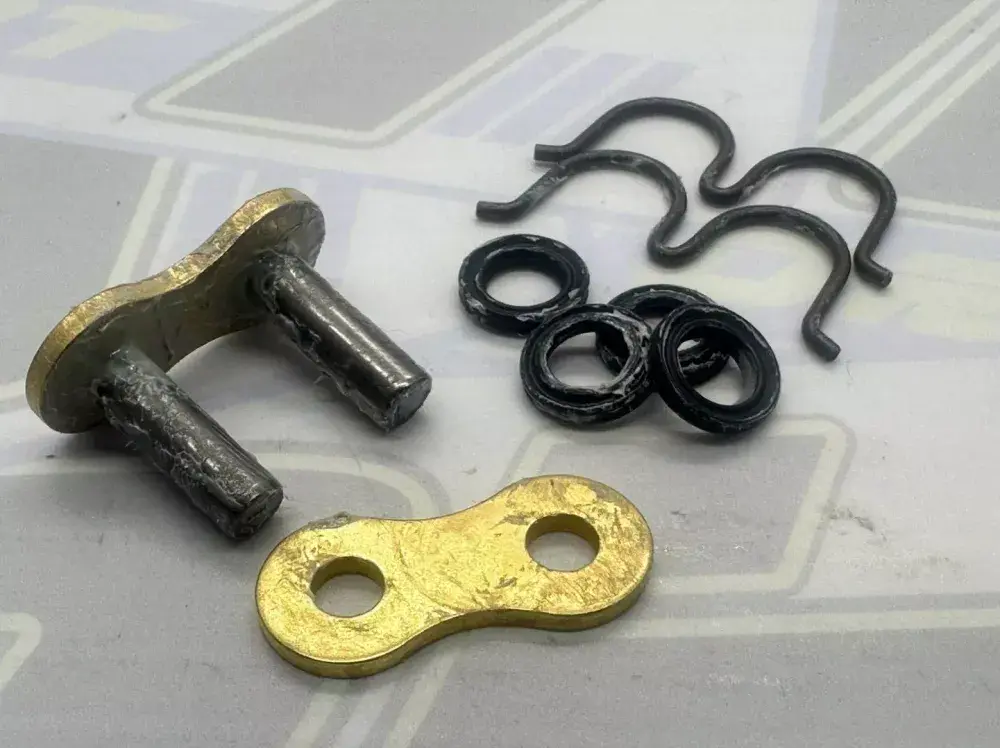 Regina ZRT 525 Rivet Type Chain Joining Link - Gold