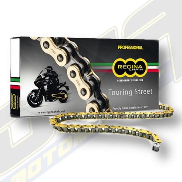 Regina ZRT Z-Ring Motorcycle Touring Street GOLD Drive Chain - 525 PITCH