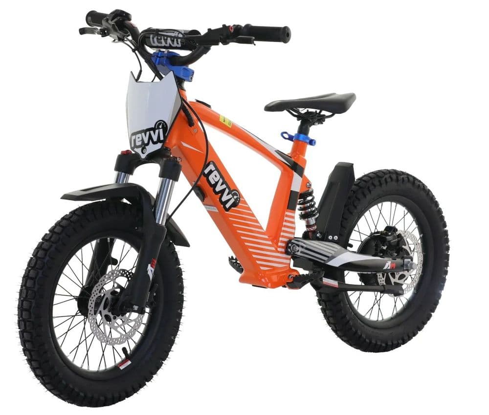 Revvi 16 XL Kids Electric Bike - ORANGE