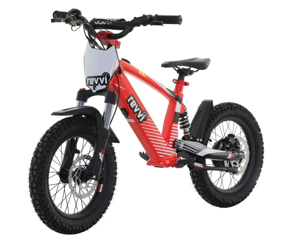 Revvi 16 XL Kids Electric Bike - RED